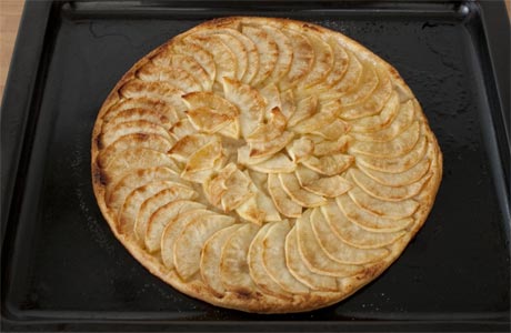 Tarta manzana con hojaldre fácil