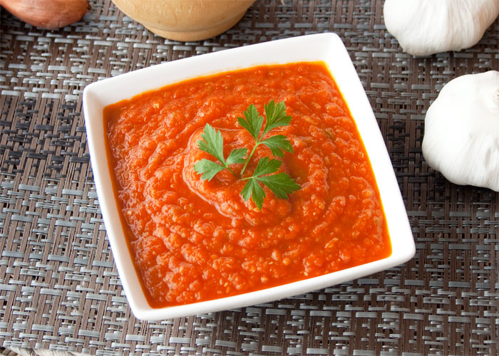 Receta de salsa de tomate casera y fácil de hacer