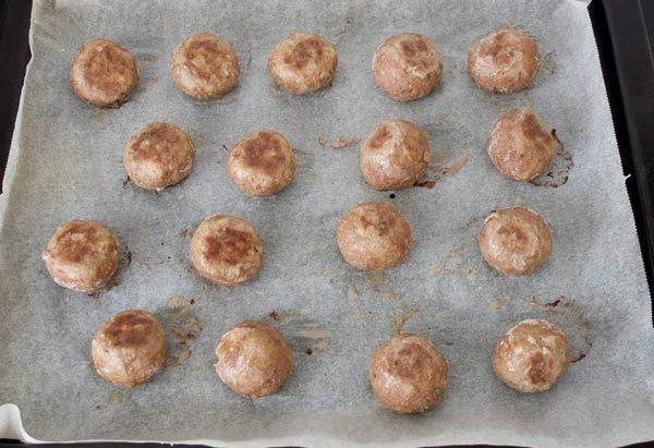 Albóndigas al horno jugosas