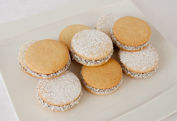 Alfajores de maicena deliciosos decorados