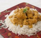 Pollo al curry con arroz basmati fácil de hacer