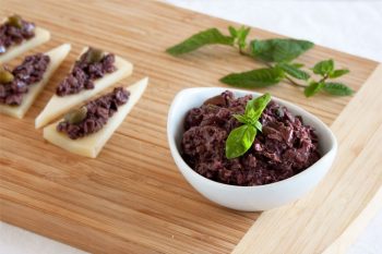 Receta de tapenade o paté de aceitunas