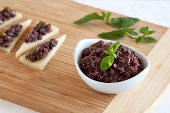 Receta de tapenade o paté de aceitunas