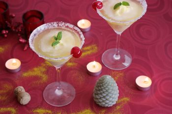 Sorbete de piña al cava con Thermomix