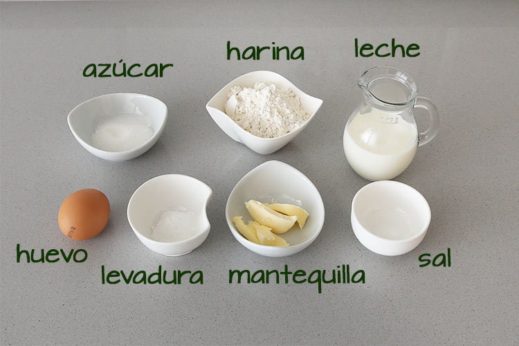 Ingredientes para hacer tortitas americanas