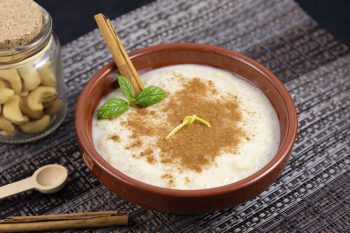 Arroz con leche de almendras