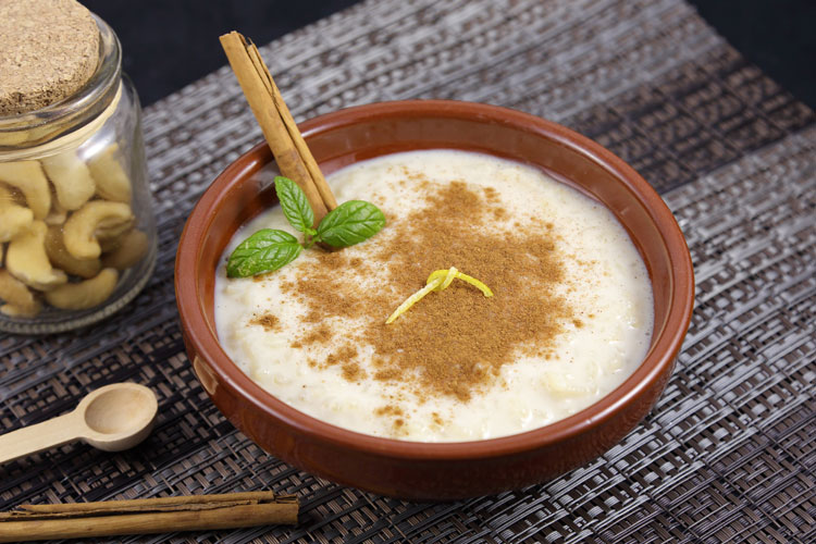 Arroz con leche de almendras