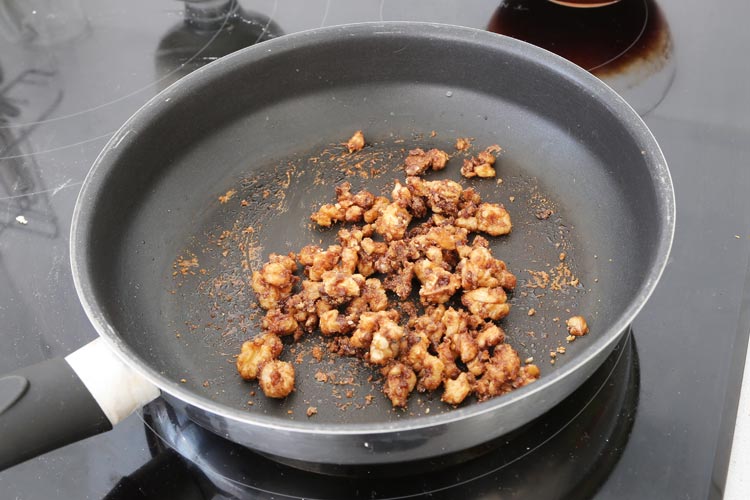 Garrapiñar las nueces