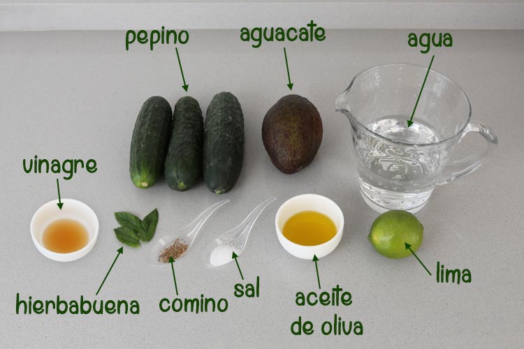 Resultado de imagen de gazpacho de aguacate