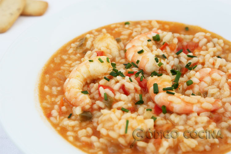 Arroz meloso de rape fácil