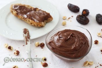 Crema de cacao saludable y vegana