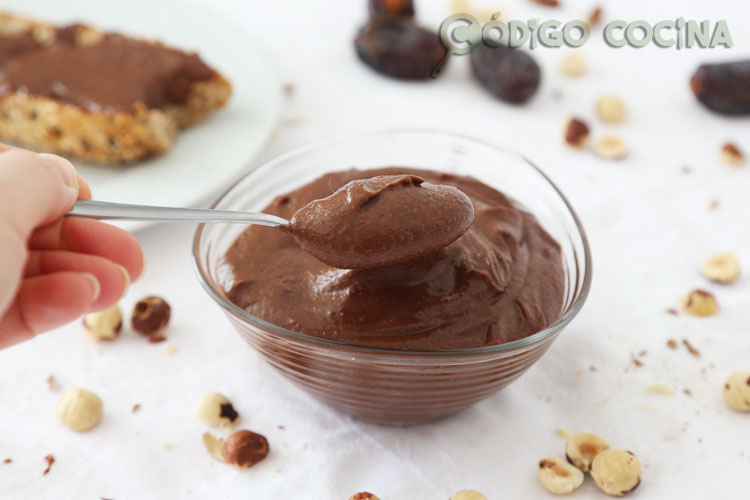 Crema de cacao vegana y saludable