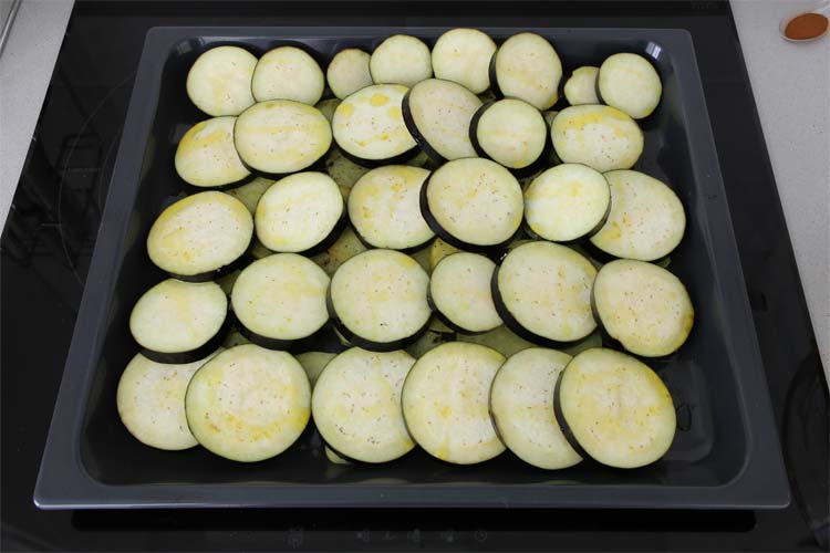 Rodajas de berenjenas al horno