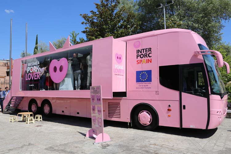 Exterior del autobús de Pork Lovers Tour