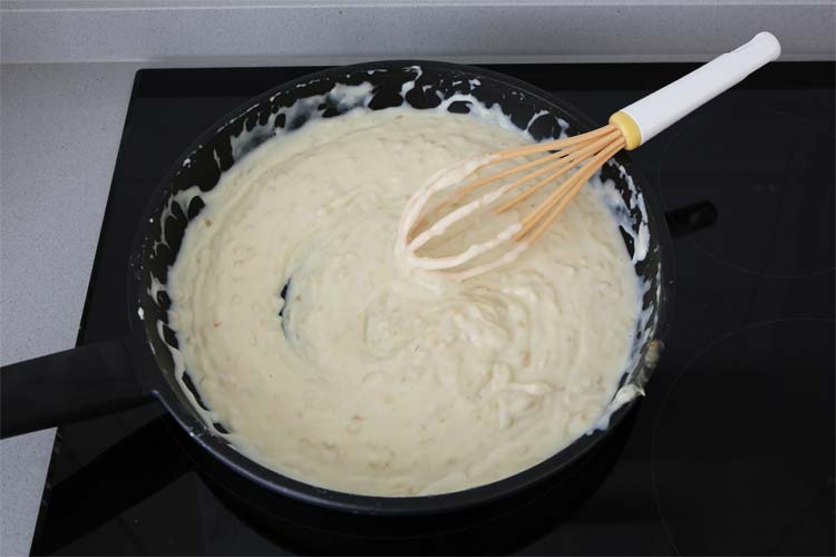 Bechamel para hacer croquetas de queso