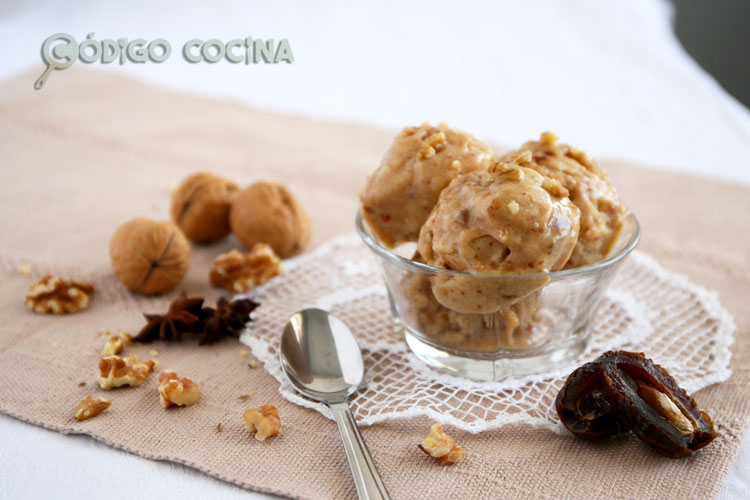 Helado de plátano saludable