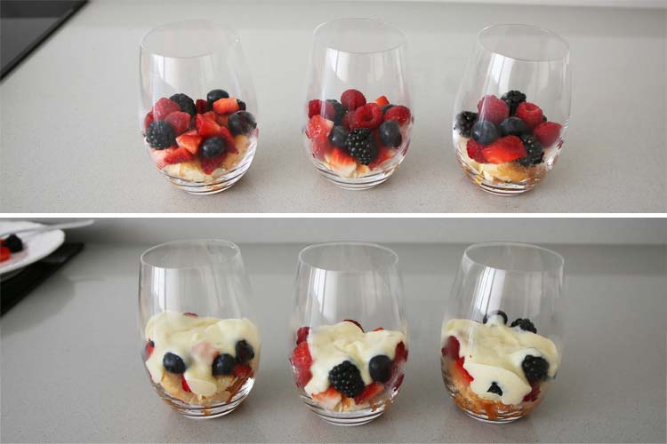 Montar capas trifle