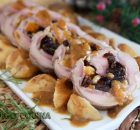 Solomillo relleno de ciruelas, piñones y orejones
