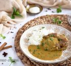 Tournedó de cordero con salsa de curry