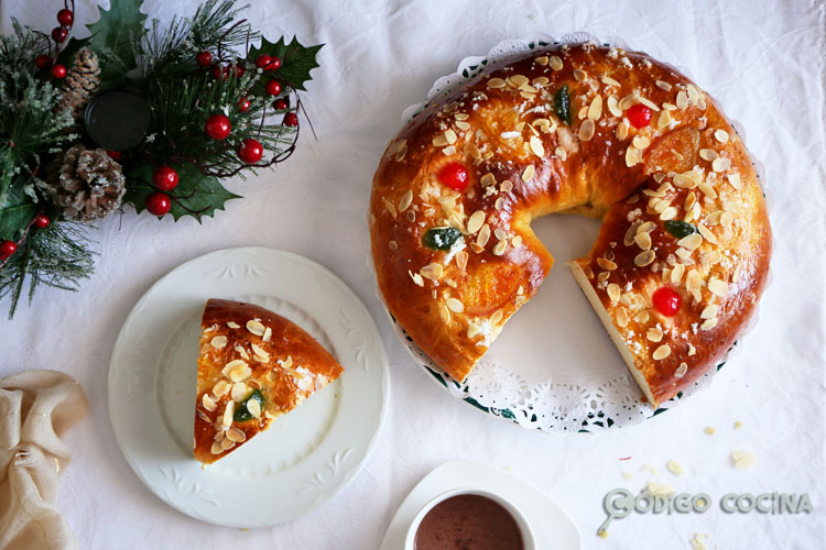 Roscón de Reyes casero