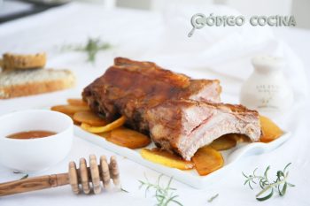 Costillas a la miel