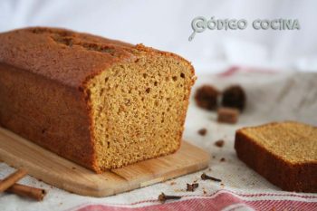 budín de calabaza