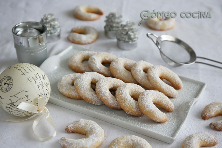 Galletas de vainilla o vanillekipferl