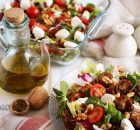 ensalada queso nueces pasas