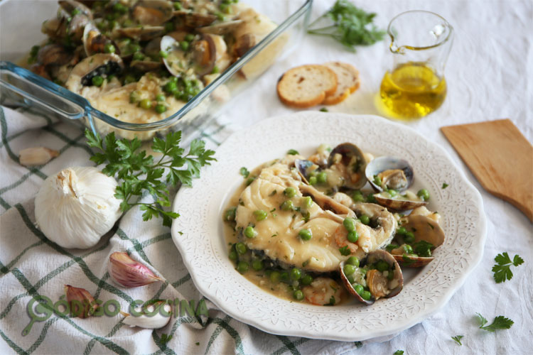 Receta de merluza en salsa verde