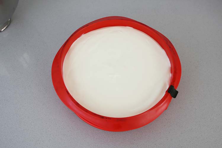 Tarta de yogur con base de galleta