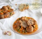 Albóndigas en salsa jardinera