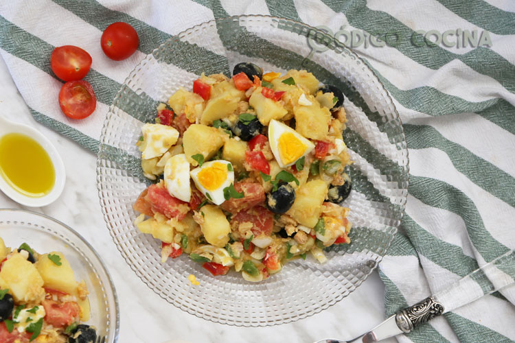 Ensalada campera, receta fácil para el verano