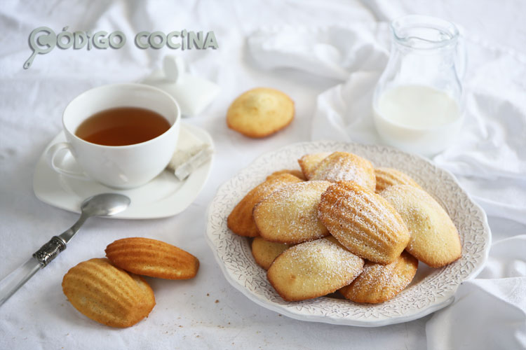 Madeleines francesas, magdalenas con forma de concha