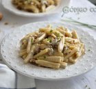 Pasta con queso gorgonzola y nueces