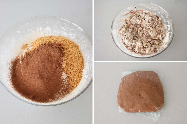 masa de polvorones de chocolate