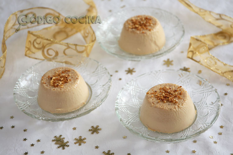 Panna cotta de turrón blando