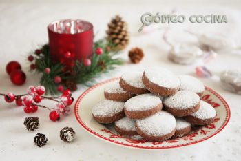 Polvorones de chocolate caseros