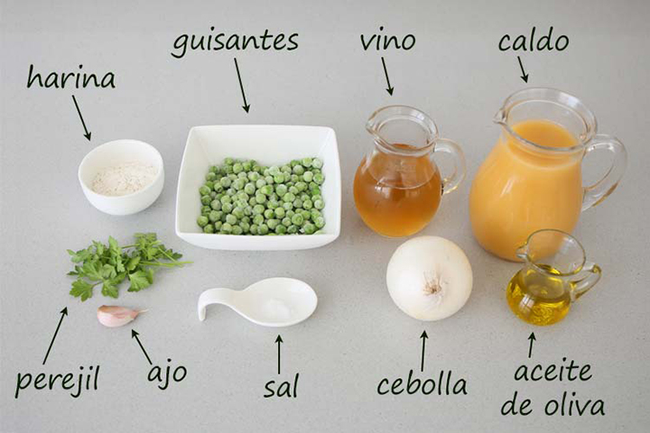 Ингредиенты для приготовления соуса для зеленых фрикаделек