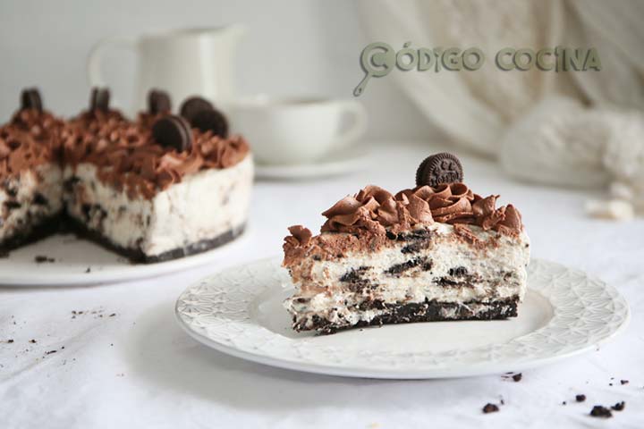 Tarta de Oreo casera, receta fácil