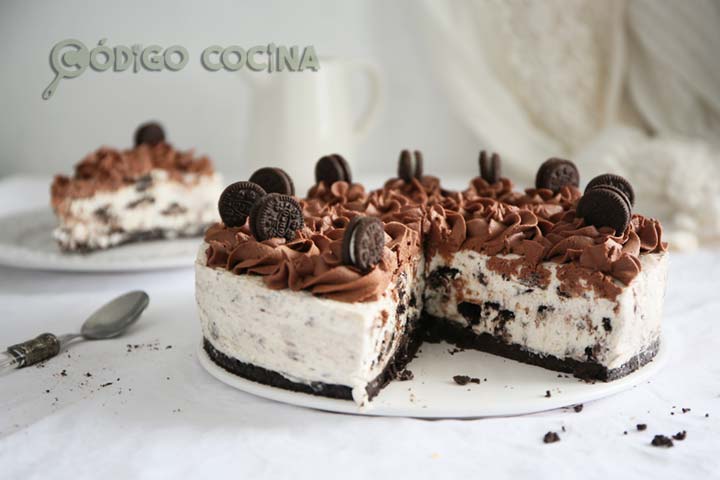 Receta de Tarta de Oreo sin horno