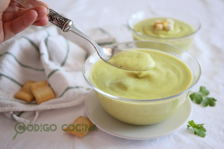 Crema de calabacín casera