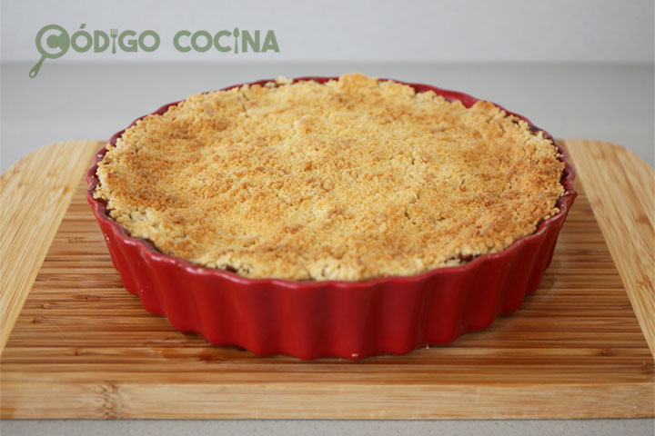 Crumble de manzana, receta fácil