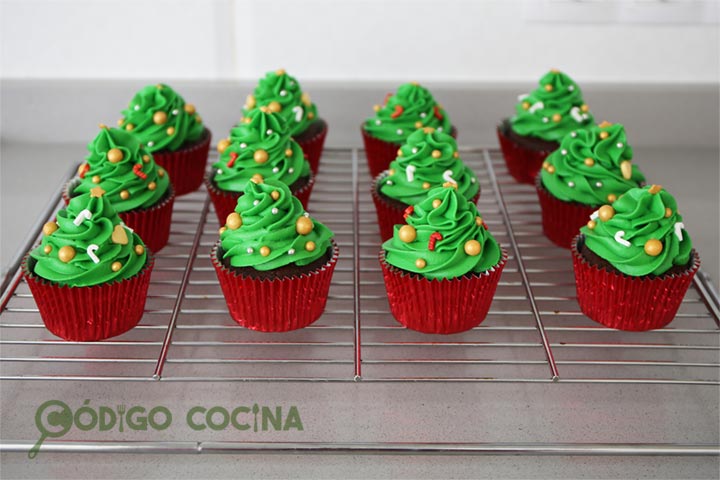 Cupcakes para Navidad