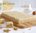 Turrón de nata y nueces, receta fácil