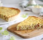 Quiche de puerro y bacon