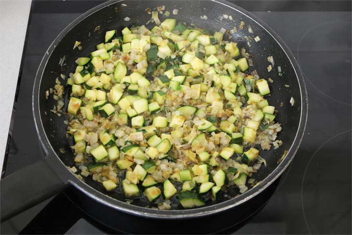 Pochado de verduras con calabacín