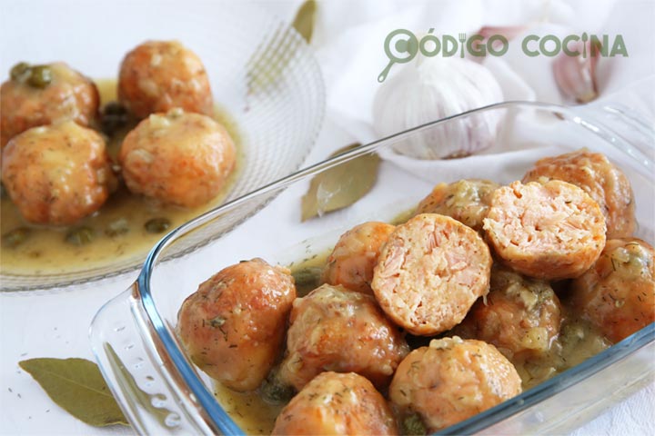 Albóndigas de salmón jugosas