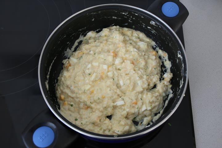 Relleno de bacalo para pimientos del piquillo