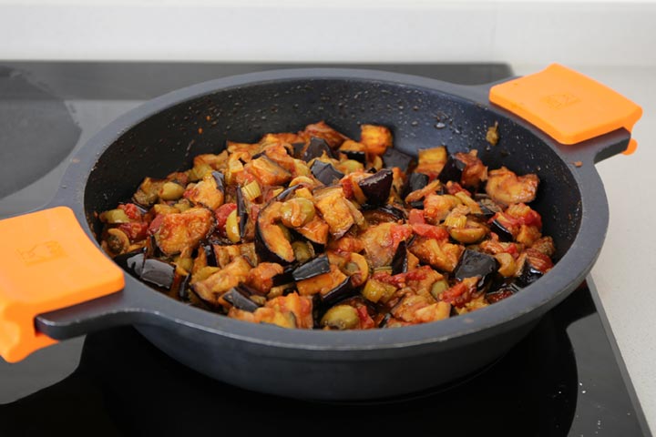 Caponata con berenjena