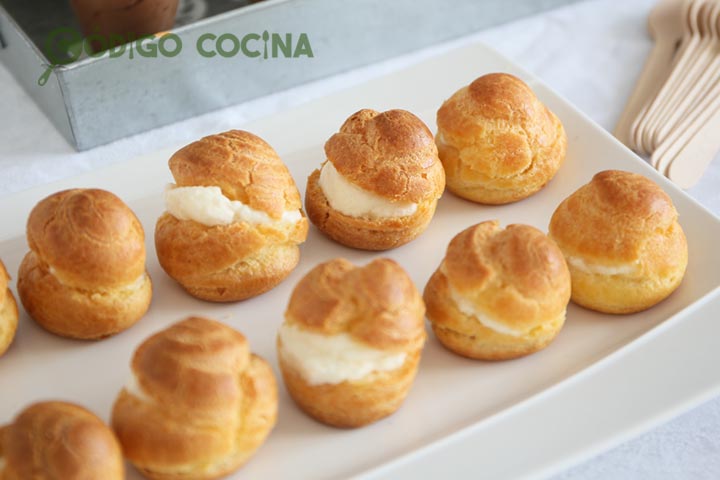 Cómo hacer profiteroles caseros